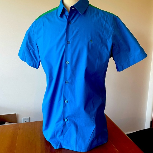 Raf Simons Men’s shirt color block Large - Picture 1 of 10